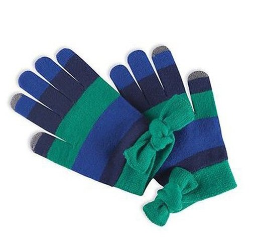 Mud Pie Lucy Bow Smart Screen Gloves