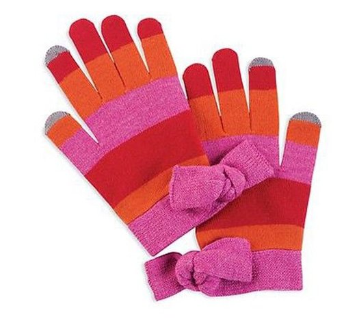 Mud Pie Lucy Bow Smart Screen Gloves