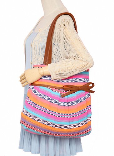 Kenox Women Vintage Bohemia Tote Shoulder Handbag