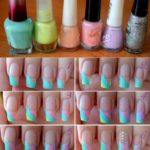 stripped nail art step by step