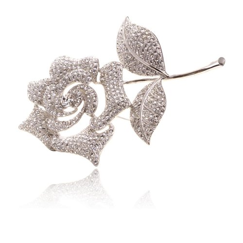 Digabi Women Jewelry Brooch Clothing Accessories Rose with Gift Bag
