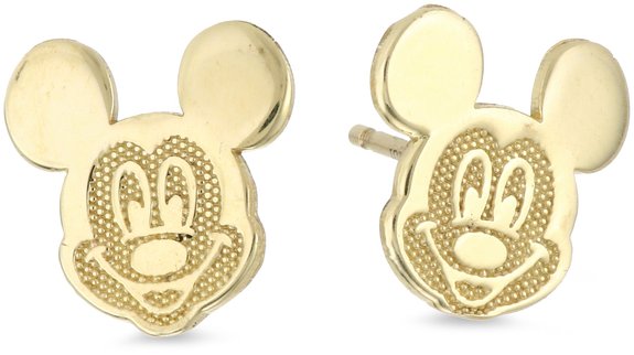 Disney Mickey 10kt Gold Girl's Stud Earrings