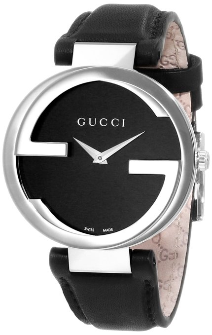 Gucci Women's YA133301 Stainless Steel Watch with Leather Band